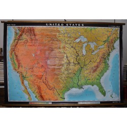 The United States (Large Pull Down Map)